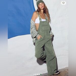 Green OFFLINE by aerie Polar Fleece overall